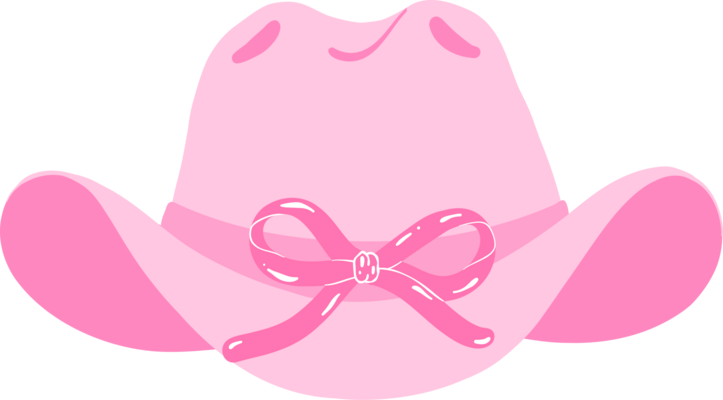 pink cowboy hat